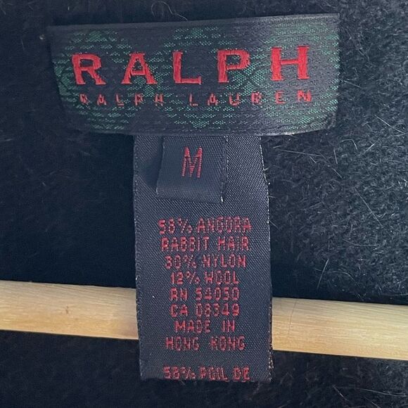 Ralph Lauren Black Label Rabbit Fur/ Wool Beaded Tank Blouse Medium - Picture 4 of 6